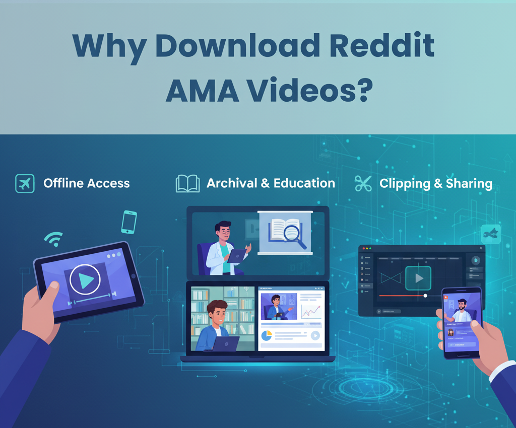 How to Download Reddit AMA Videos and Clips?